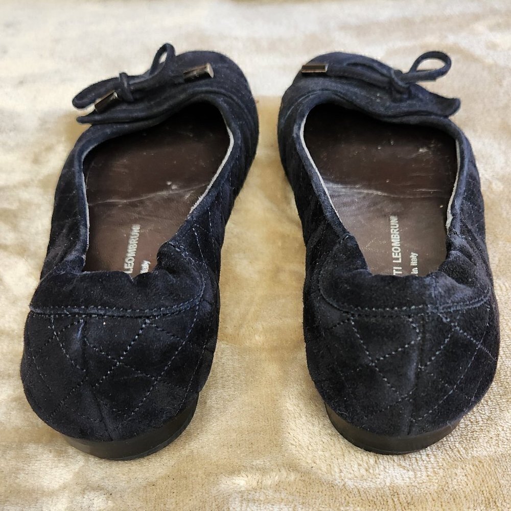Attilio Giusti Black suede, ballet flats - Picture 4 of 7